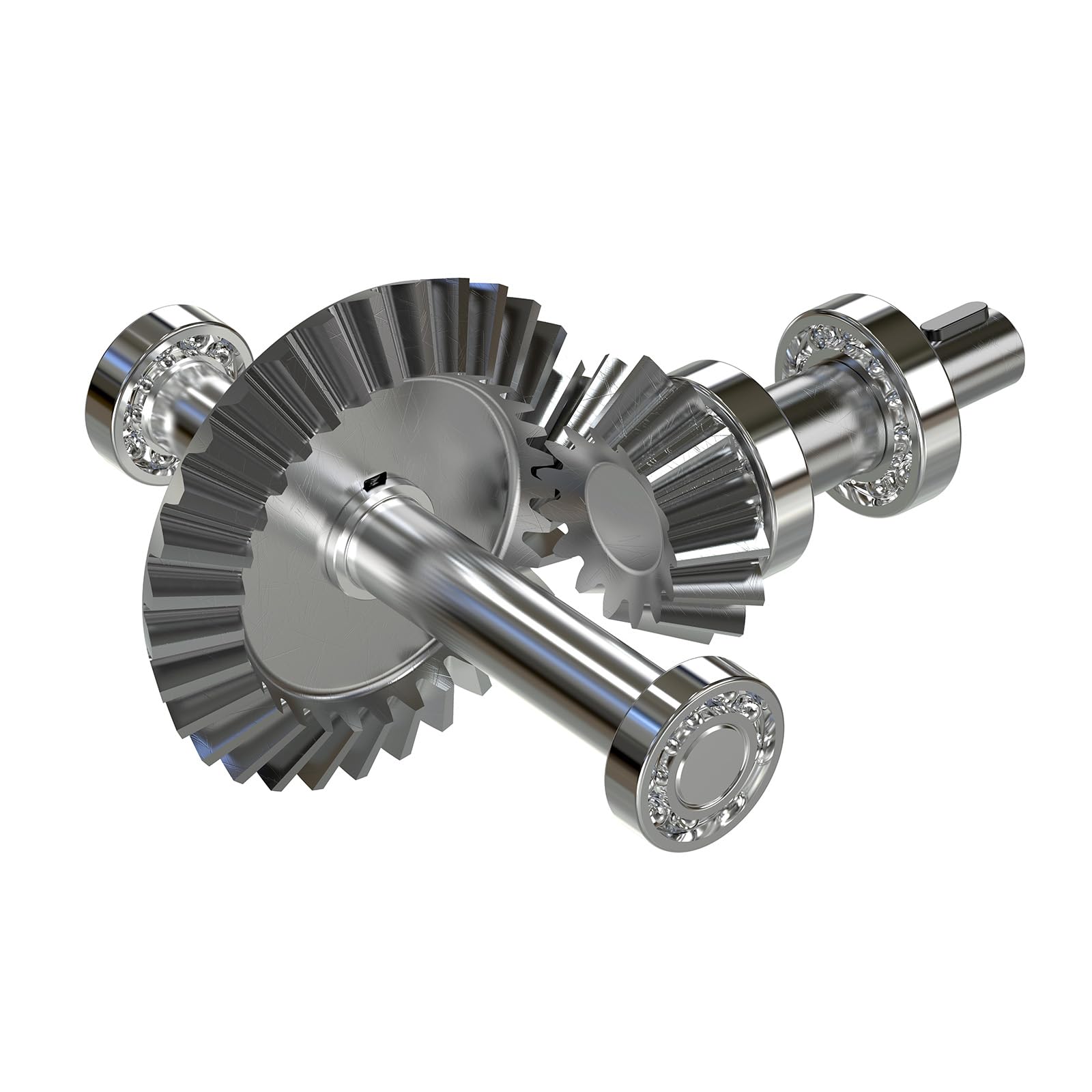 uxcell 2pcs 45# Steel Bevel Gear Set - 0.8 Module, 1:1 Reduction Ratio, 15T 5mm Hole Diameter, 45 Degree Angle for Mechanical Rotation - Perfect for Robotics, RC Cars, and Industrial Machinery Applications