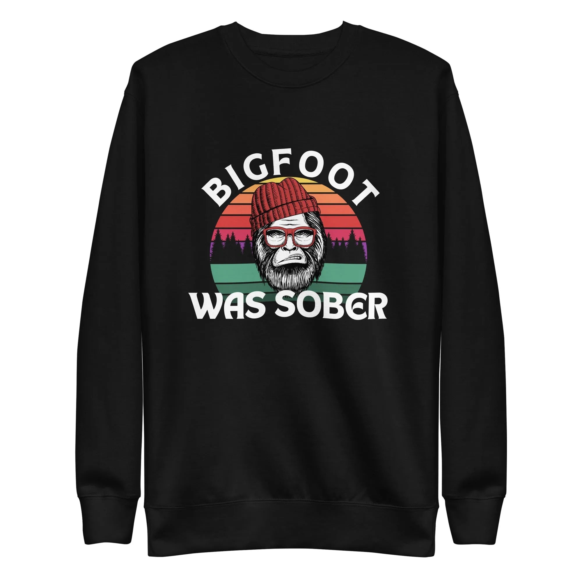 Bigfoot Was Sober! Funny Cryptid Unisex Hoodie - Cozy Pullover Sweatshirt for Men & Women - Perfect for Camping, Hiking & Outdoor Adventures