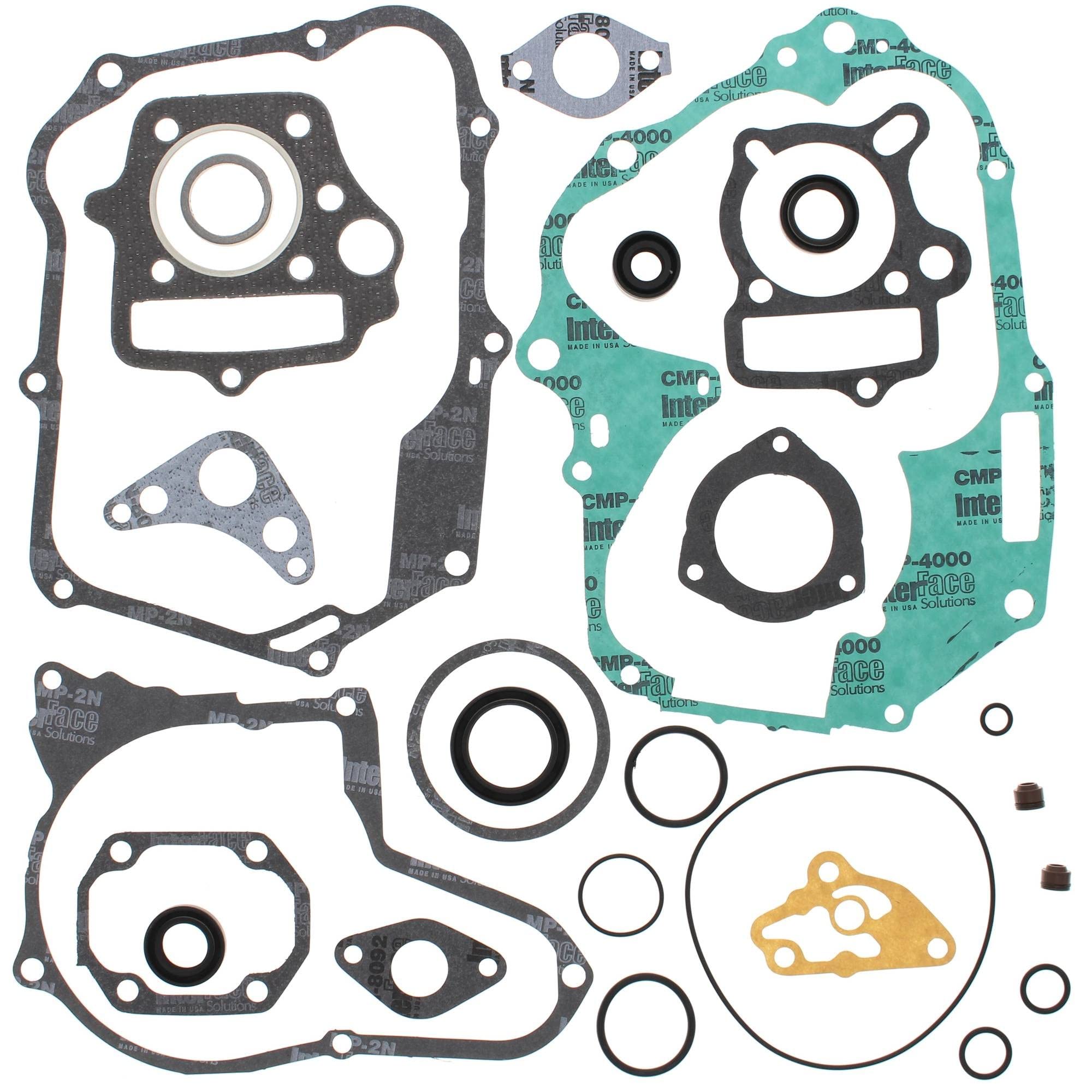 Vertex Gasket Set with Oil Seals (811906) - Compatible with Honda TRX90 2006-2016 ATV - Replacement Engine Gasket Kit for Honda FourTrax TRX90 - Perfect for ATV Maintenance & Repair