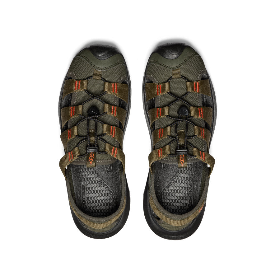 Men's Seanik H2 Sandal - Waterproof Hiking Shoes for Outdoor Adventures | Forest Night/Dark Olive | Perfect for Trail Running, Camping & Beach Walking