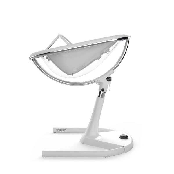 Mima Moon 2G Modern Baby High Chair with Adjustable Height & White Base - Perfect for Dining, Feeding & Playtime at Home