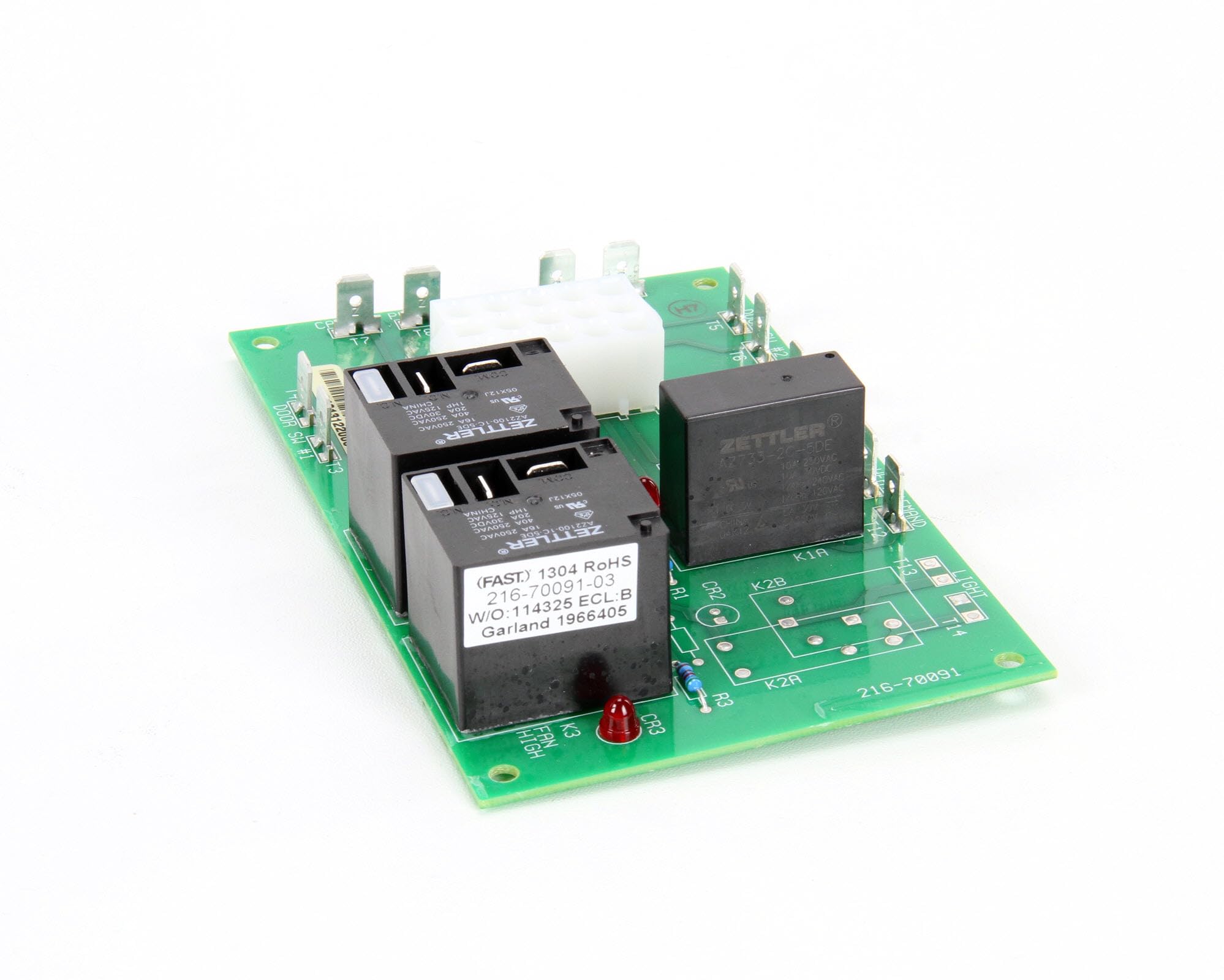 Garland 1966405 Oven Relay Board Replacement Part - Compatible with Commercial Ovens & Restaurant Equipment - Perfect for Repairing Baking, Roasting & Cooking Appliances