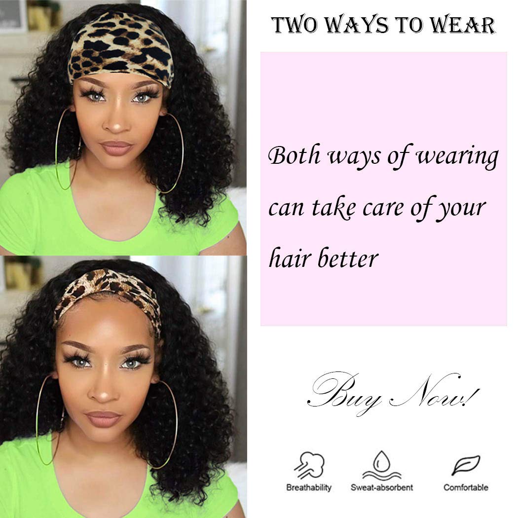 Boho African Headbands for Women - 3 Pack Knotted Elastic Headwraps with Buttons for Face Masks | Yoga, Sports, Workout & Everyday Hair Accessories | Turban Style Headwear for Casual & Athletic Wear