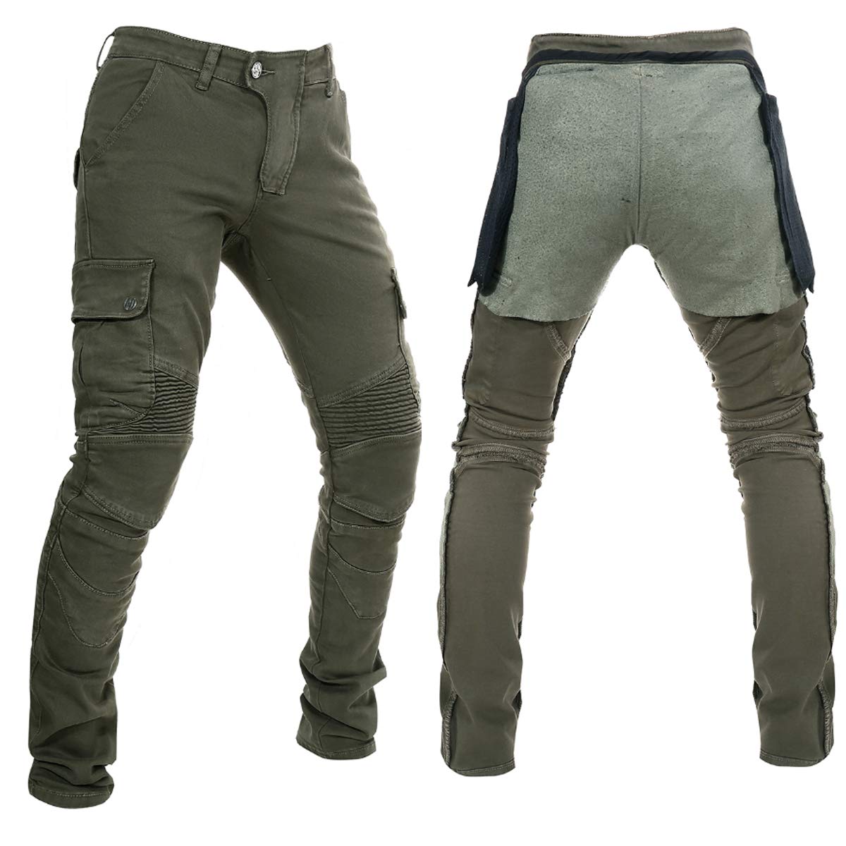 Takuey Men's Motorcycle Riding Pants - Aramid Fiber Reinforced Biker Jeans for Safety & Comfort | Ideal for Street Riding, Commuting & Adventure Tours