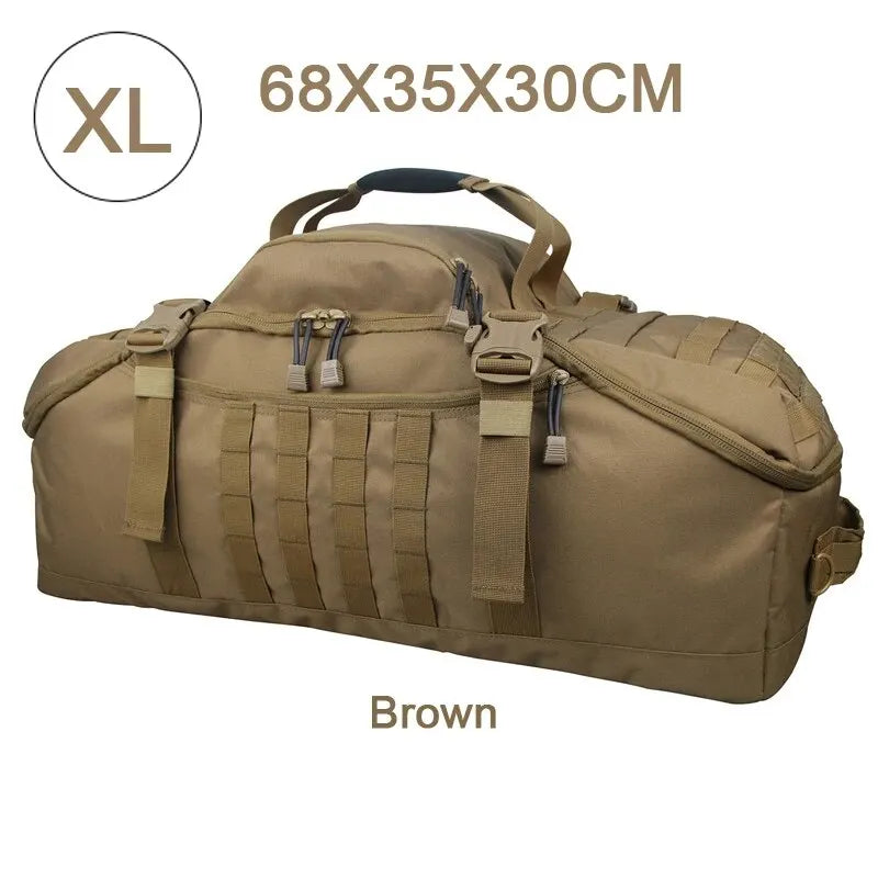 LQARMY 60L 80L Tactical Backpack for Men - Military Molle Hiking Camping Backpack, Waterproof Travel Rucksack for Outdoor Sports, Gym & Climbing - Perfect for Adventure, Hiking & Daily Use