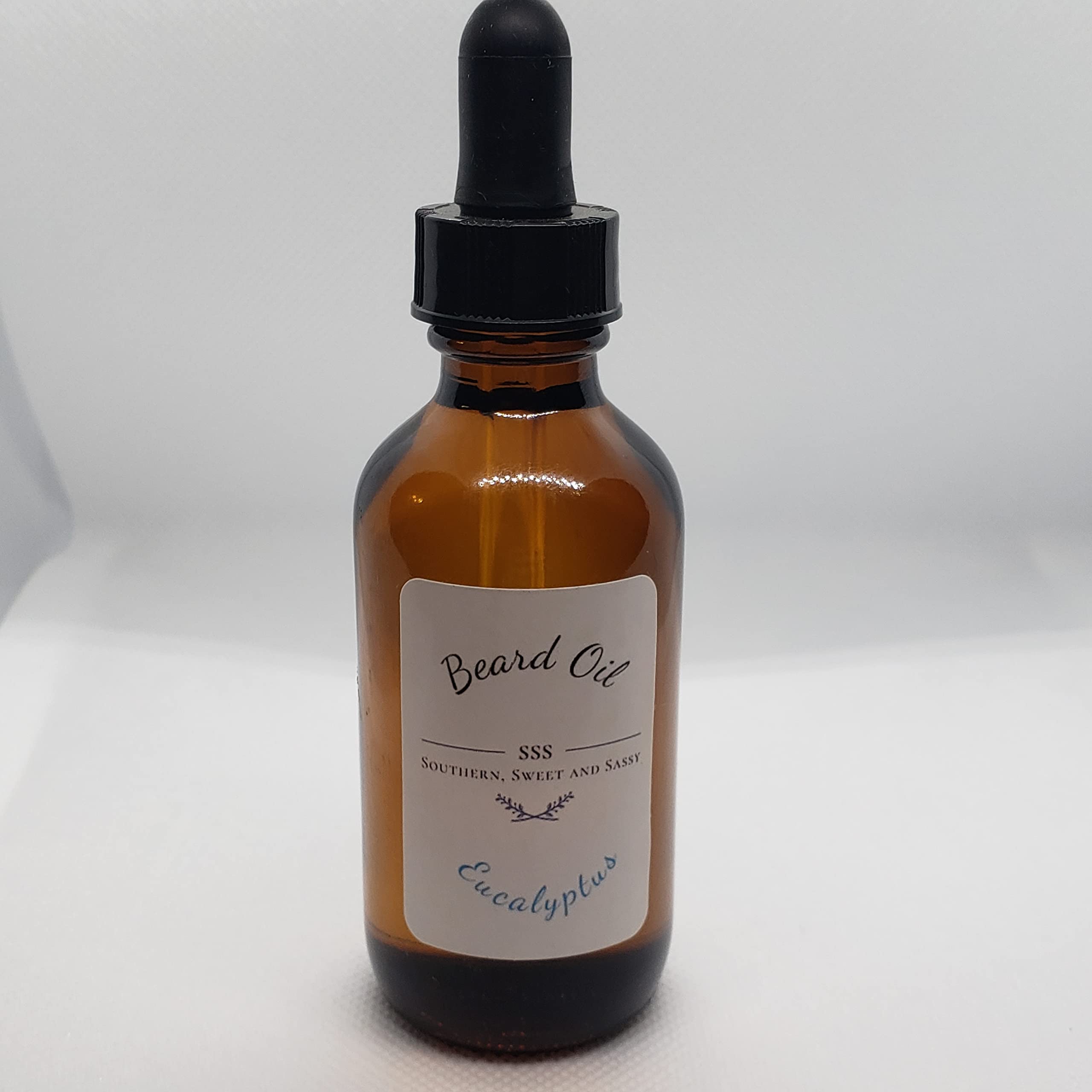 Natural Eucalyptus Beard Oil for Men - Moisturizing & Conditioning Beard Growth Oil - Perfect for Daily Grooming & Styling