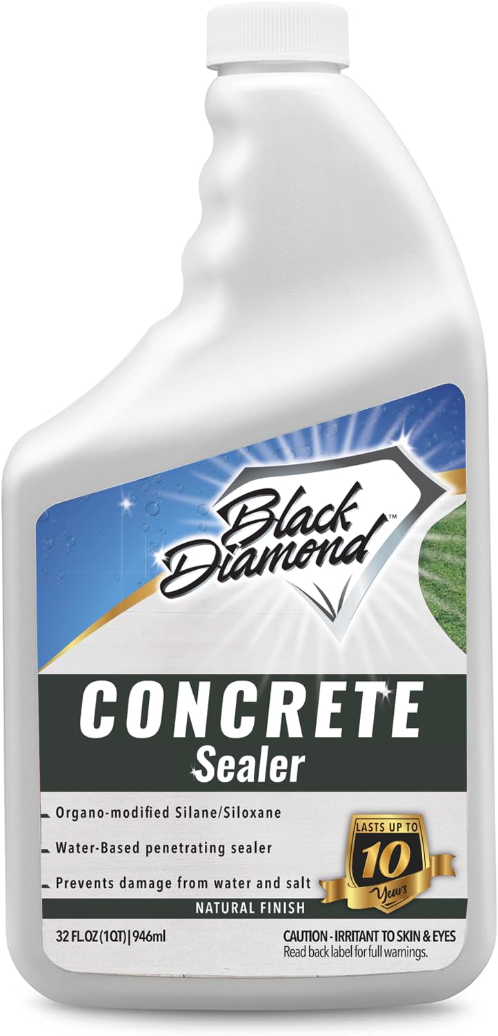 Best Clear Penetrating Concrete Sealer Spray - Waterproof Driveway, Patio, Brick & Stone Sealer for Outdoor Surfaces | Ideal for Driveway Protection, Paver Sealing & Masonry Waterproofing