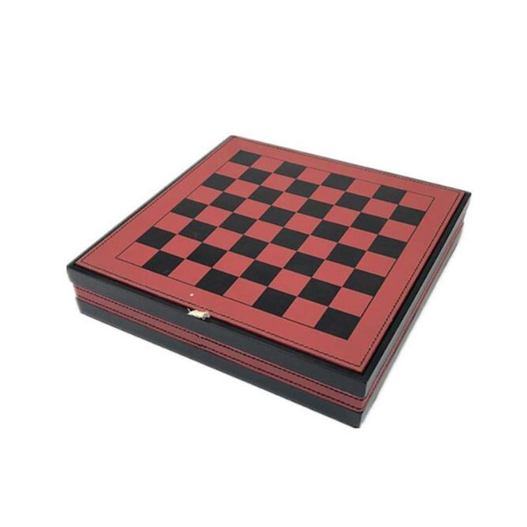 Premium Plastic Chess Set for Kids & Adults - Portable Travel Chess Game with Backgammon - Fun Board Game for Intellectual Thinking & Strategy Development - Perfect for Family Game Nights, Travel Entertainment, and Educational Play