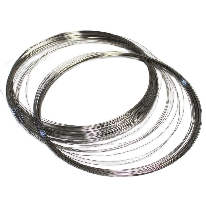ZOENAE 304 Stainless Steel Wire - 0.5mm Single Strand Soft Binding Wire (100M) for Jewelry Making, Crafts & DIY Projects | Rust-Resistant & Durable