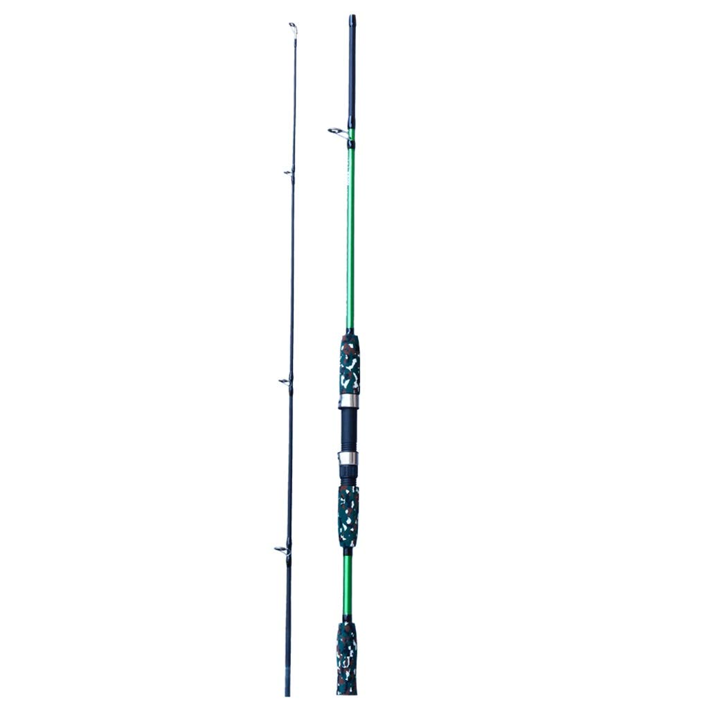 Premium Carbon Fiber Spinning Casting Fishing Rod - Ultralight Travel Surf Pole with Reel Seat for Carp & Fly Fishing | Compact 1.5cm Mini Size (Color F) | Ideal for Backpacking, Kayak Fishing & Shore Casting Adventures