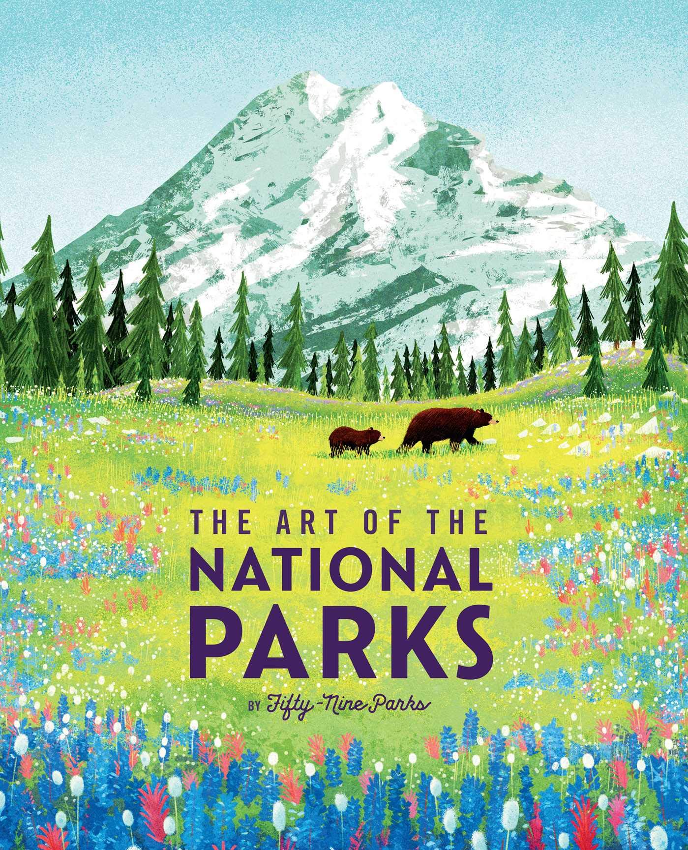 National Parks Art Book - Nature Lovers Gift for Home & Office Decor