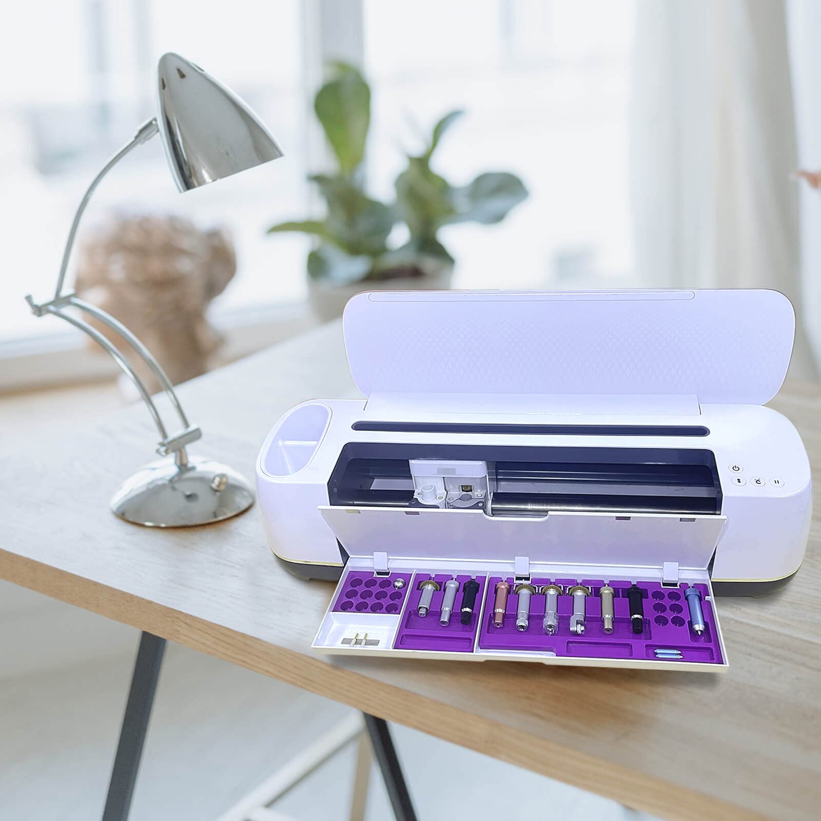 Cricut Maker 3 & Maker Blade Storage Organizer - Purple Drawer Insert for Blades, Quickswap Tips & Accessories | Perfect for Craft Rooms & DIY Projects (Blades & Housing Not Included)