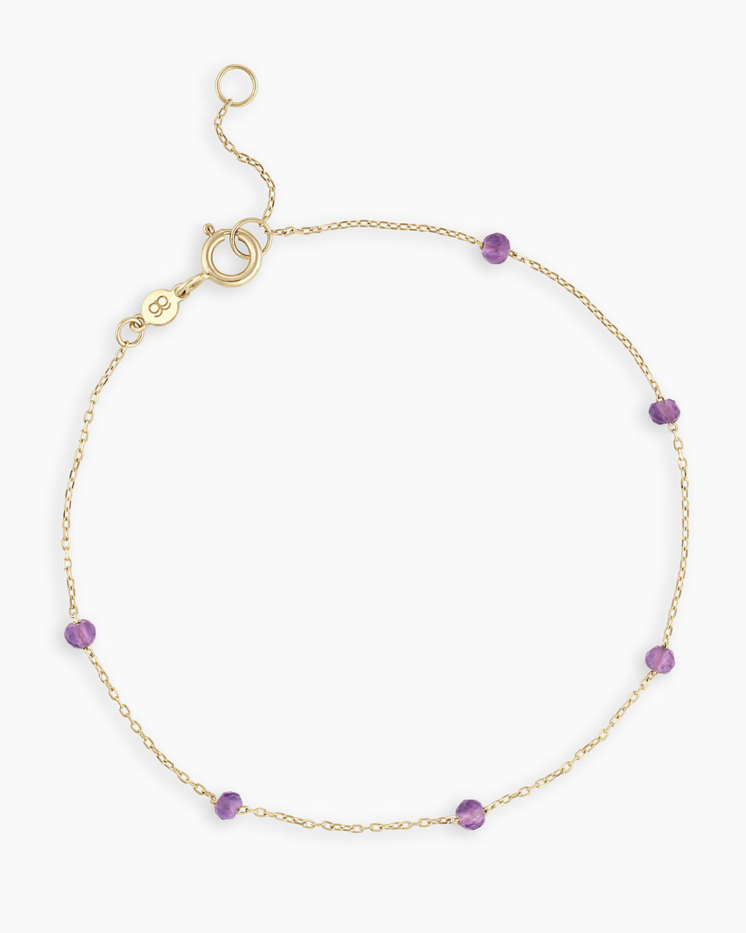 Newport Birthstone Bracelet - Sterling Silver Zodiac Charm Bracelet for Women - Perfect Gift for Birthday, Anniversary & Mother's Day - Ideal for Everyday Wear & Special Occasions