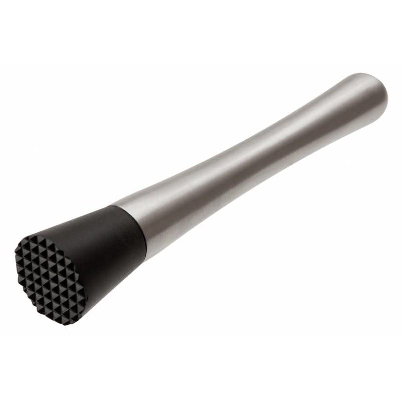 Premium Stainless Steel Cocktail Muddler - 9 Inch Bar Tool for Mojito, Old Fashioned & Mint Julep | Durable Drink Mixer for Home Bars & Professional Bartending | Perfect for Parties, Mixology & Cocktail Making