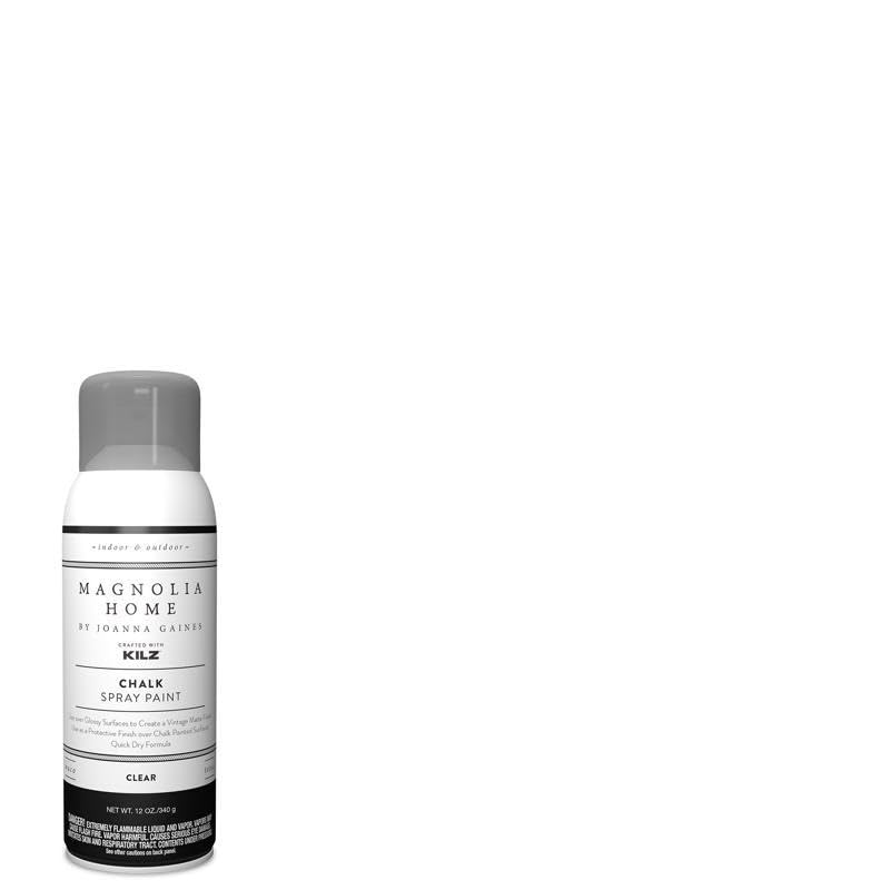 Chalk Spray Paint Clear 12oz - Non-Toxic, Quick-Drying for DIY Crafts, Chalkboard Signs & Home Decor Projects