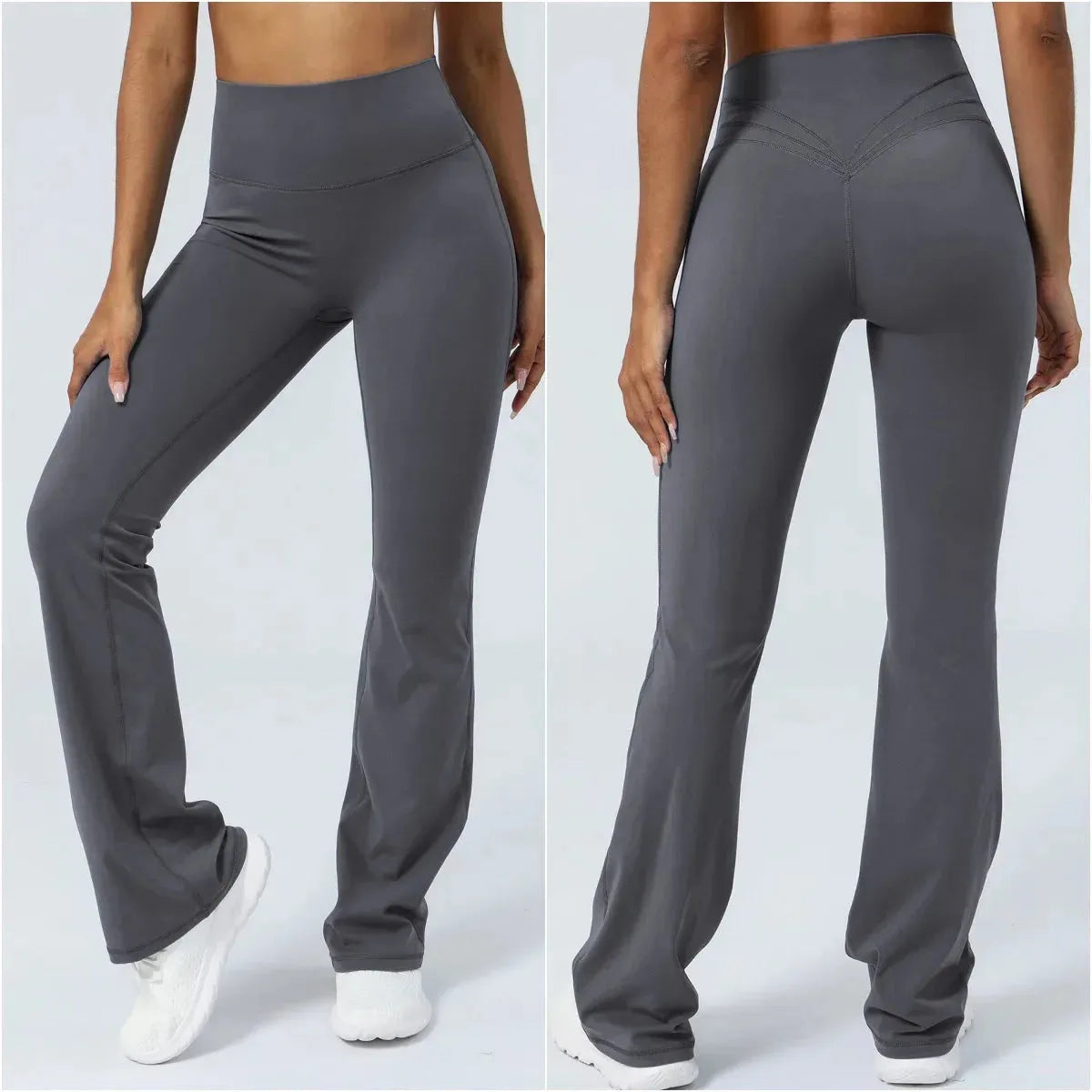Women's High Waist Yoga Pants - 4-Way Stretch Tummy Control Workout Leggings for Running, Gym & Lounge - Bootcut Flare Pants with Sweat-Wicking Fabric (Ideal for Yoga, Pilates, Dance & Everyday Wear)