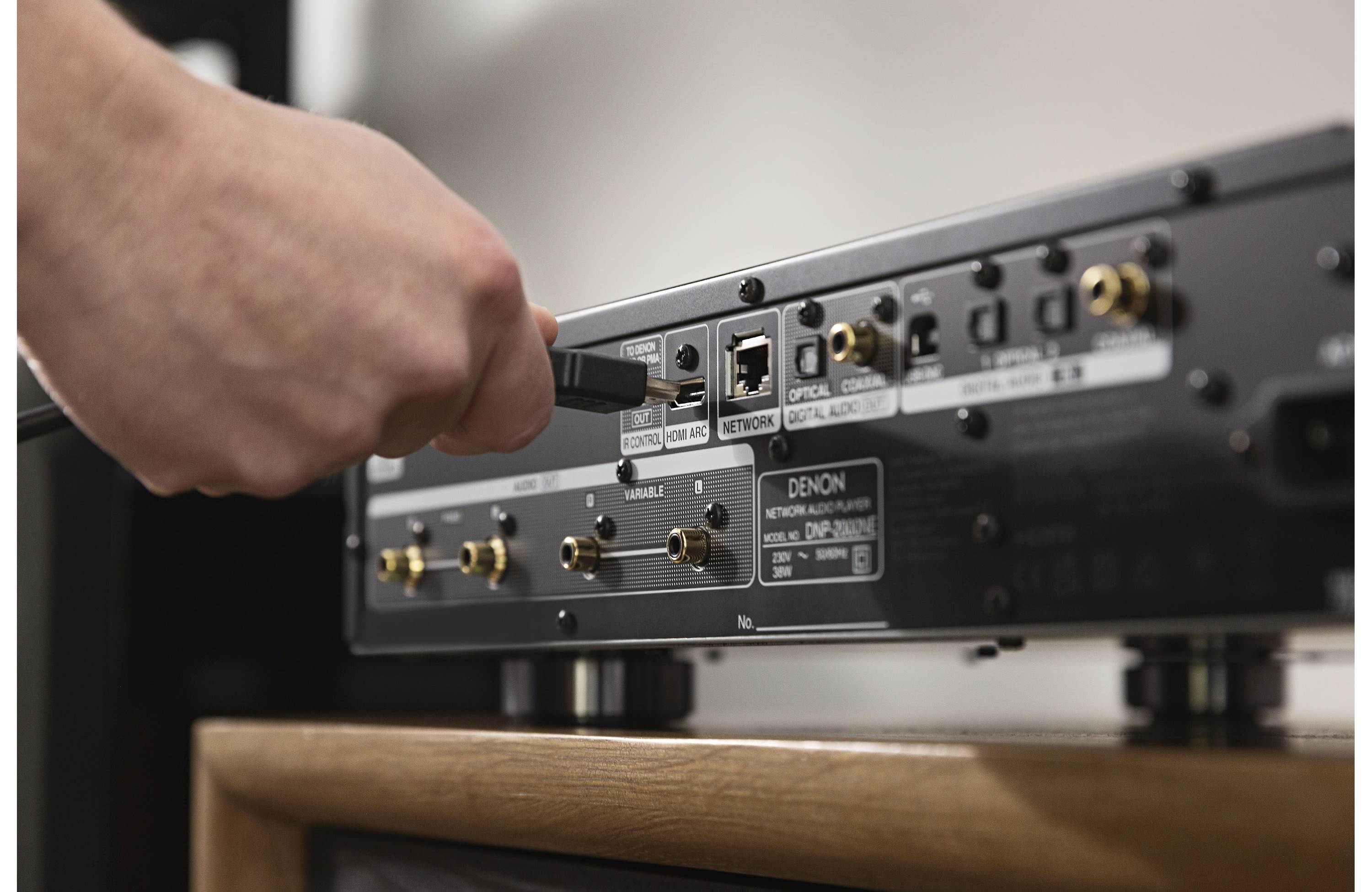 Denon DNP-2000NE High-Resolution Network Audio Streamer with HEOS Built-in | Wireless Music Streaming for Home Theater & Hi-Fi Systems | Perfect for Audiophiles & Multi-Room Audio Setup
