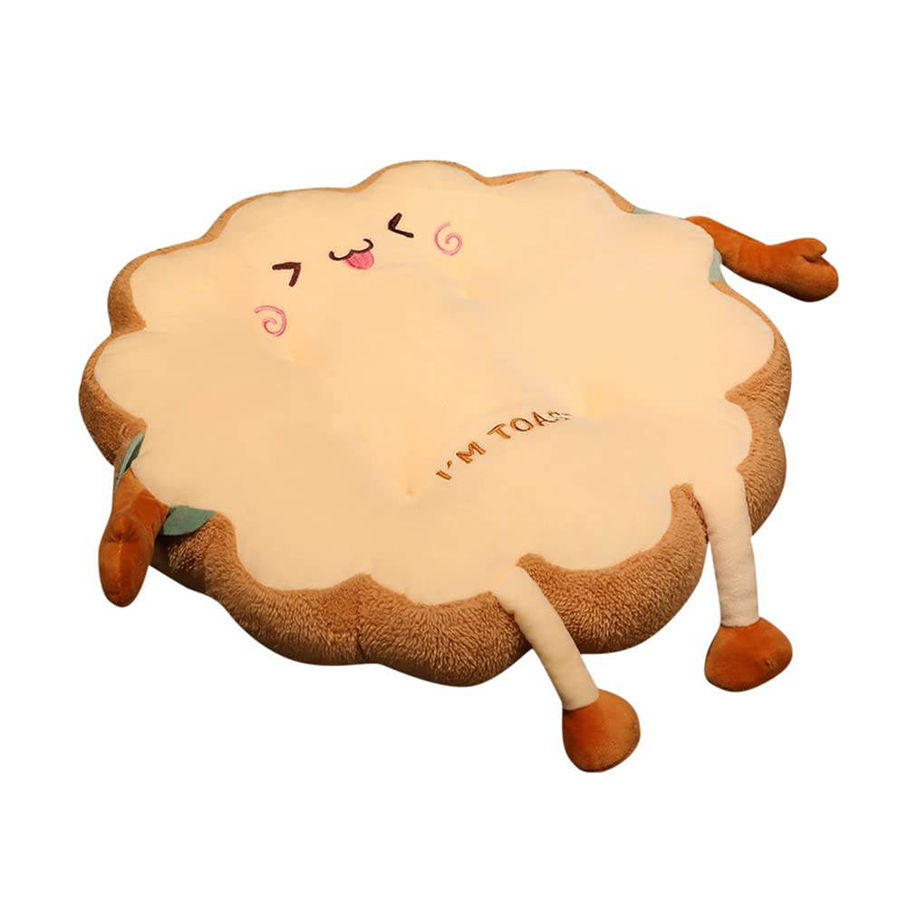 Soft Plush Bread Toast Pillow - Cute Simulation Stuffed Toy for Kids & Adults - Perfect for Home Decor, Gifts, and Cozy Comfort
