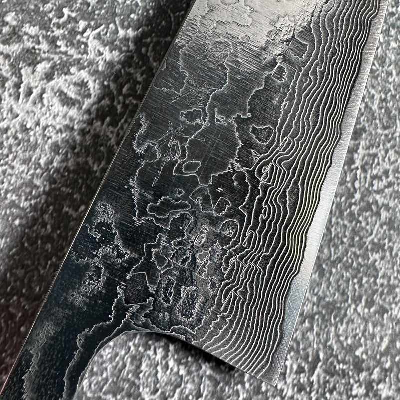 Premium TAKESHI SAJI SG2 Diamond Damascus Bunka Knife 165mm - No Handle - High-Performance Japanese Kitchen Knife for Slicing, Dicing & Precision Cutting - Perfect for Chefs & Home Cooks