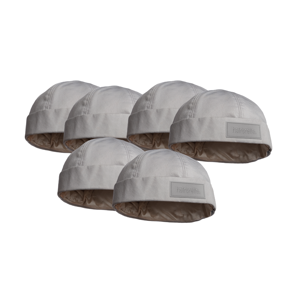 Unisex Hairbrella Docker Hat Bundle (6 Pack) - Waterproof Rain Hat for Men & Women - Perfect for Outdoor Activities, Commuting, and Bad Weather Protection