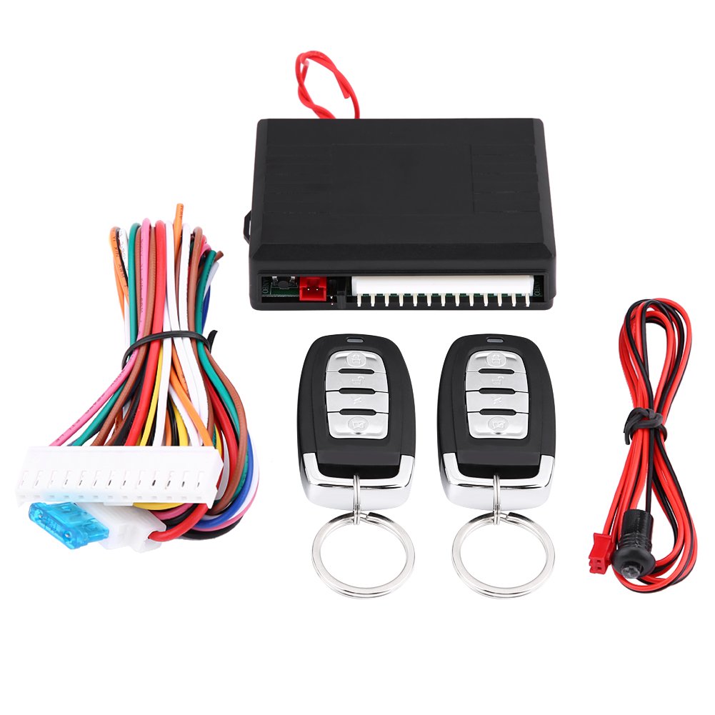 Universal Car Keyless Entry System - Remote Control Central Locking Kit with Control Box for Vehicle Security | Easy Installation & Keyless Access for Cars, Trucks, SUVs | Perfect for Daily Commute & Enhanced Vehicle Protection