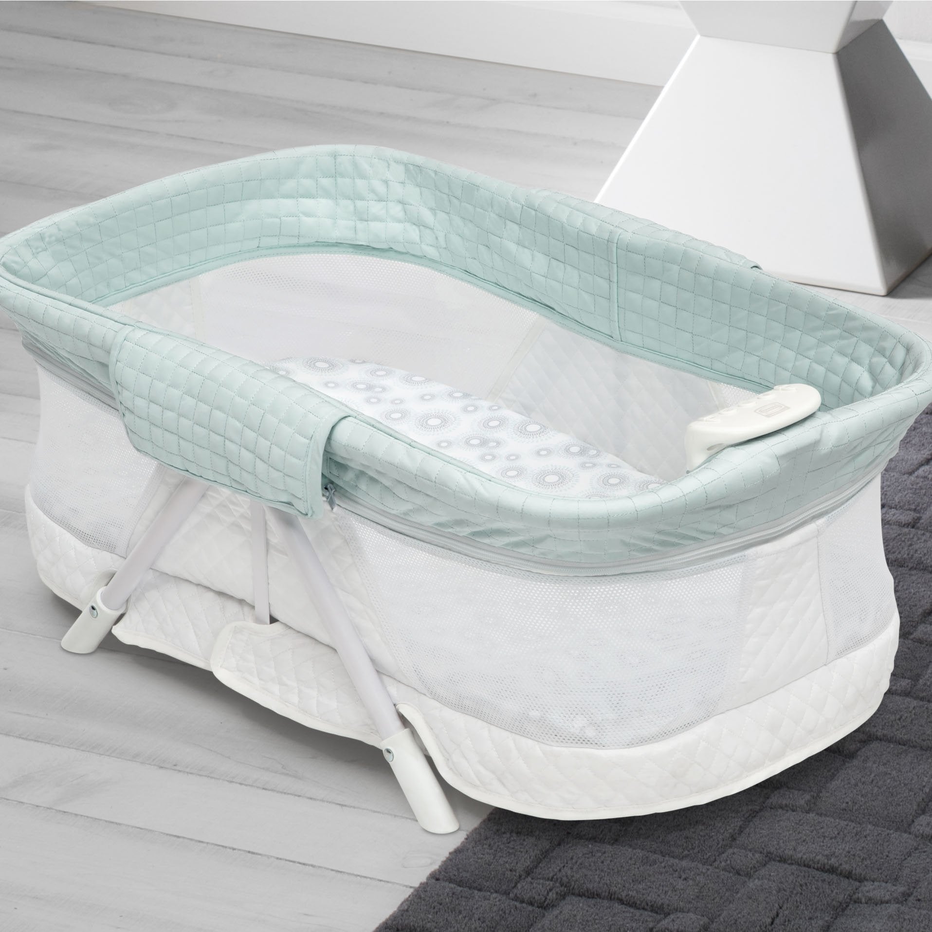 Ultra Compact Travel Bassinet - Lightweight Portable Baby Crib for Newborns & Infants | Perfect for Airplanes, Hotels & Road Trips