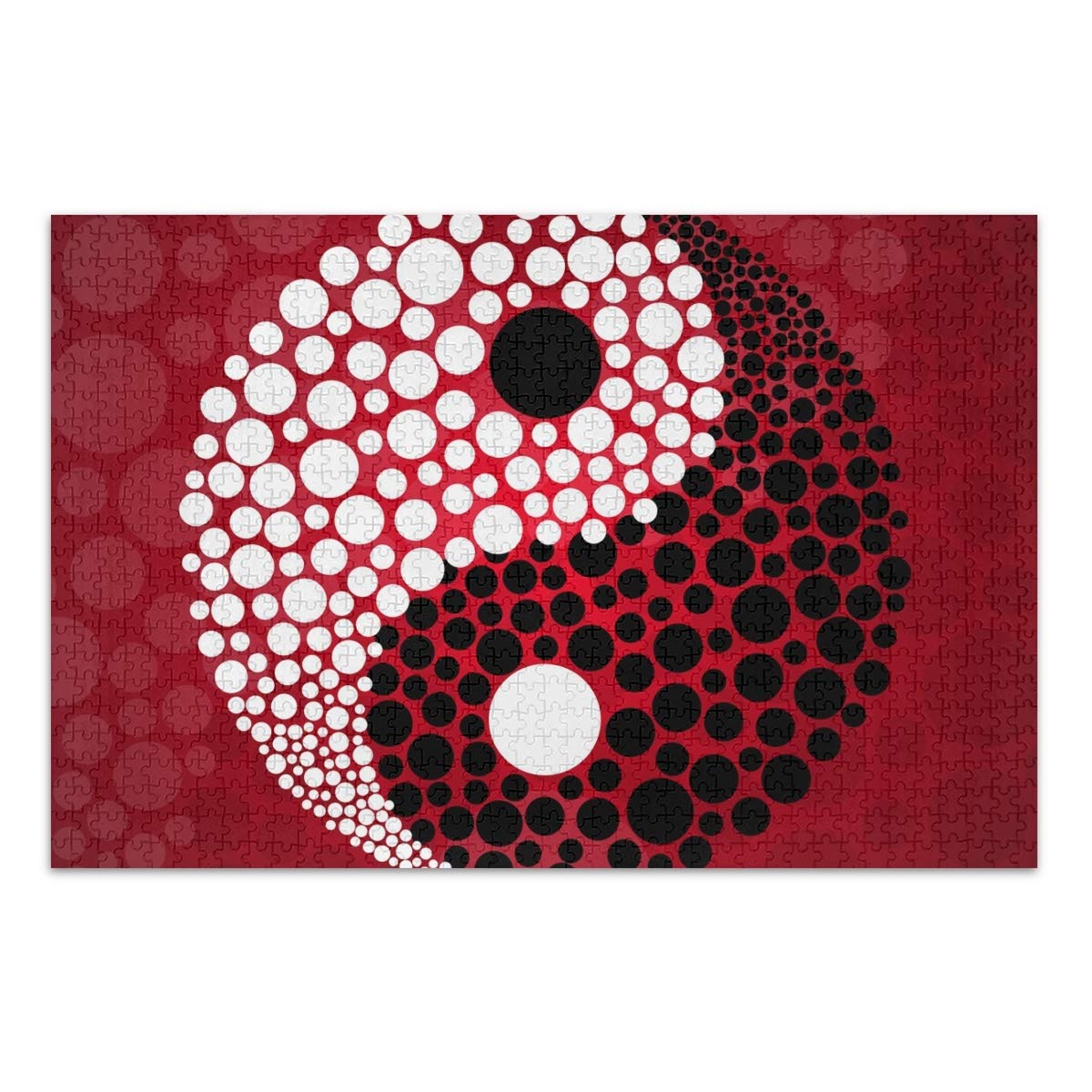 500-Piece Yin Yang Jigsaw Puzzle for Adults & Kids - Fun Family Game, Educational Learning Toy for Boys & Girls, Home Decor | Perfect for Family Game Nights, Classroom Activities & Zen Home Decor