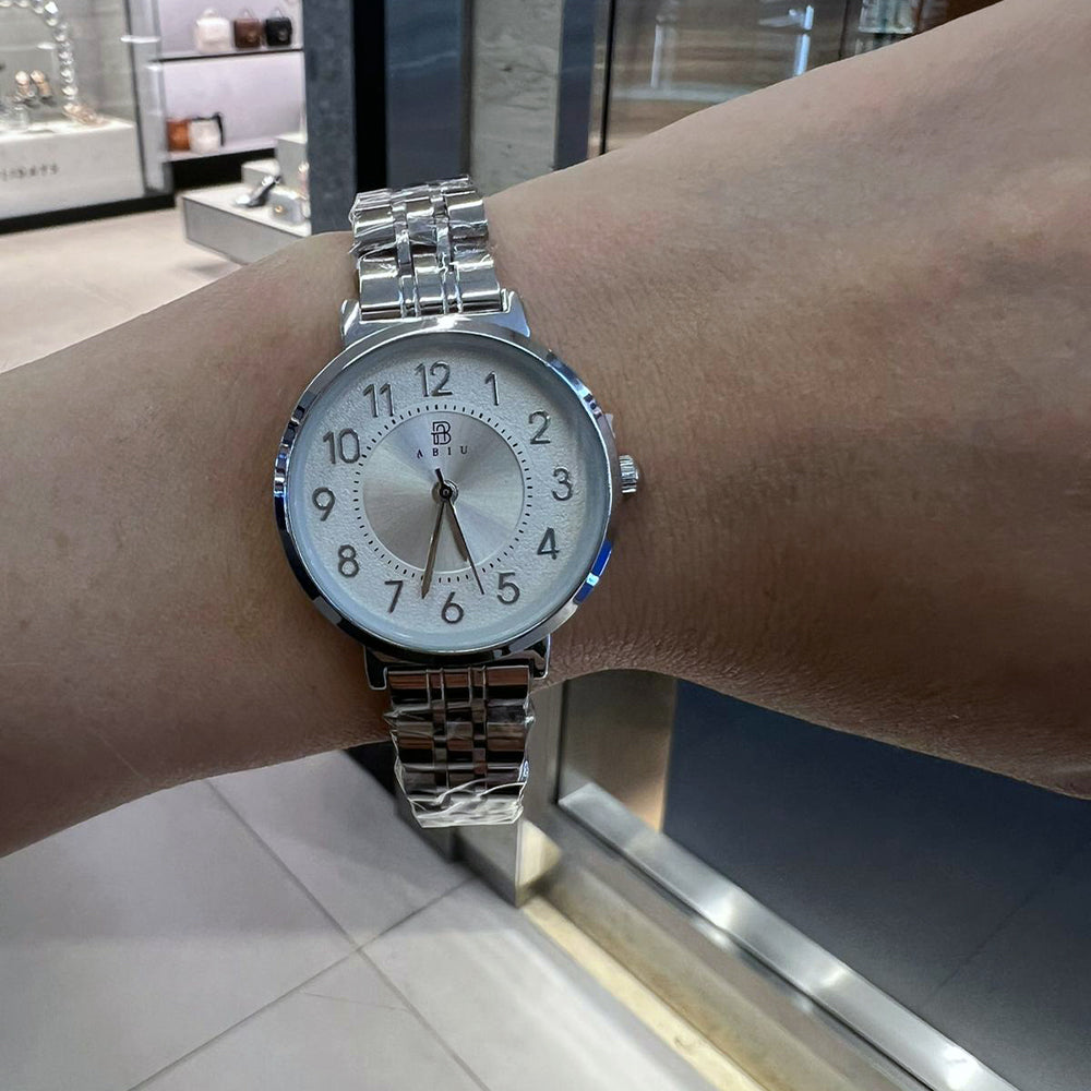 Elegant Rose Gold Stainless Steel Watch for Women - AB 6103 Series Analog Wristwatch | Perfect for Office, Party & Everyday Wear