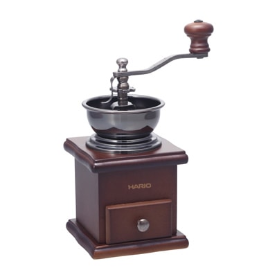 Hario Standard Coffee Grinder - Manual Ceramic Burr Mill for Espresso, French Press & Pour Over - Perfect for Home, Office & Travel Use