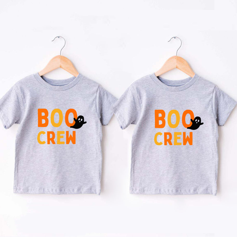 Boo Crew Ghost Matching Halloween T-Shirts for Family & Friends - Fun Halloween Costume Outfits for Parties & Trick or Treating