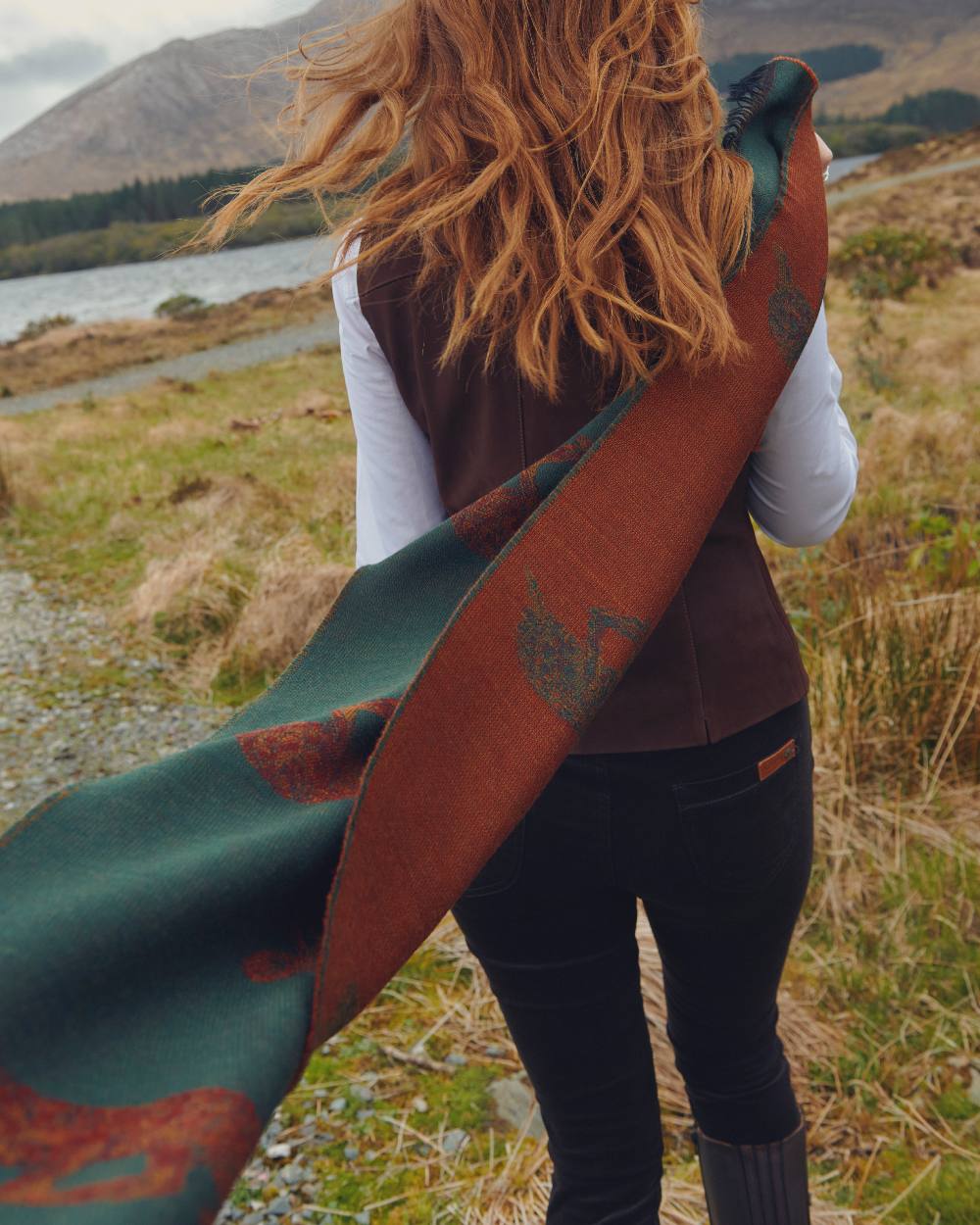 Dubarry Birchdale Wool Stole - Soft & Warm Winter Shawl Wrap for Women - Perfect for Outdoor Activities, Travel & Casual Wear