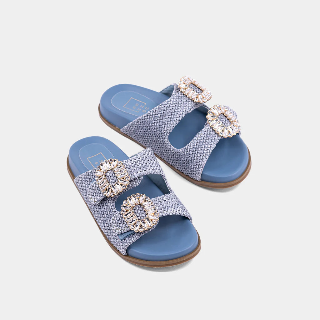 Girls' Shu Shop Bridget Sandal - Comfortable Leather Sandals for Kids, Perfect for Summer Outings & Beach Vacations