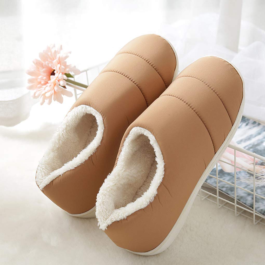 Women's & Men's Plush Winter Slipper Boots - Warm Fleece-Lined House Slippers with Non-Slip Sole | Cozy Indoor Snow Booties for Hiking, Christmas Gift & Home Comfort