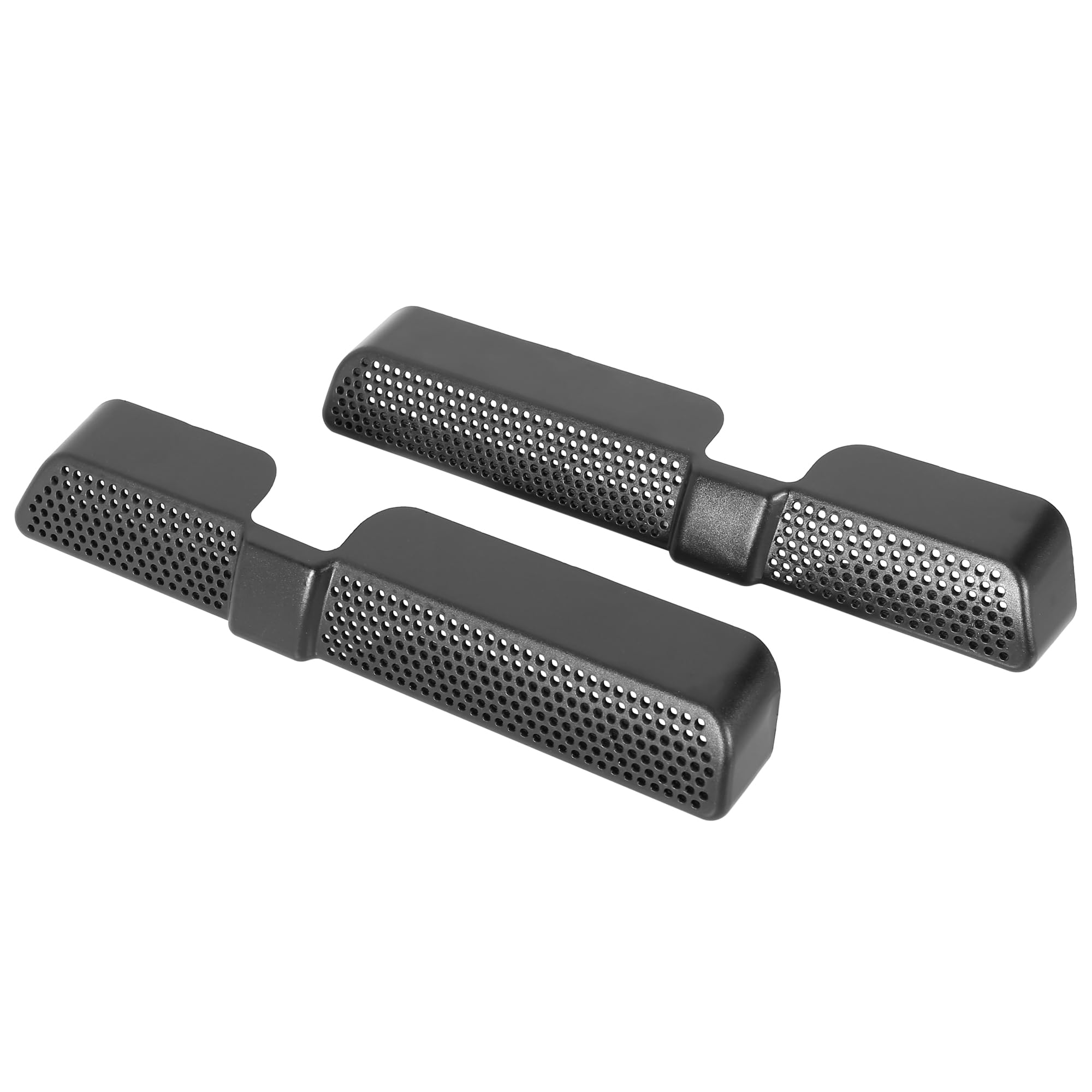 X AUTOHAUX Pair of Black Rear Seat Air Vent Covers for 2018-2019 Volkswagen Tiguan - Perfect for Interior Protection & Enhanced Airflow