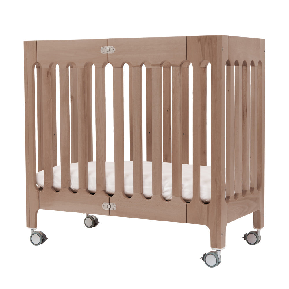 Bloom Baby Alma Mini Crib - Portable Lightweight Baby Crib for Nursery, Travel & Small Spaces | Compact Safe Sleep Solution for Newborns & Toddlers