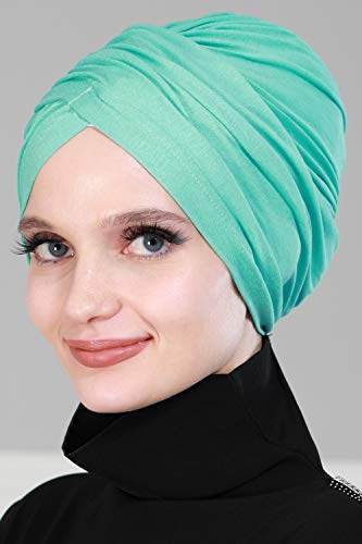 Stylish Cotton Turban Head Wrap for Women - Soft & Breathable Hair Scarf - Perfect for Yoga, Beach, or Everyday Fashion Accessory