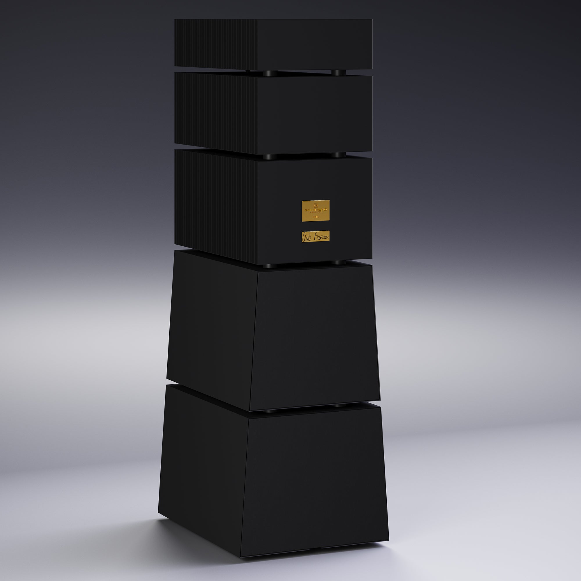 Goldmund GAIA Premium Active Wireless Bluetooth Speakers - High-Fidelity Sound for Home Theater, Music Studio & Audiophile Listening