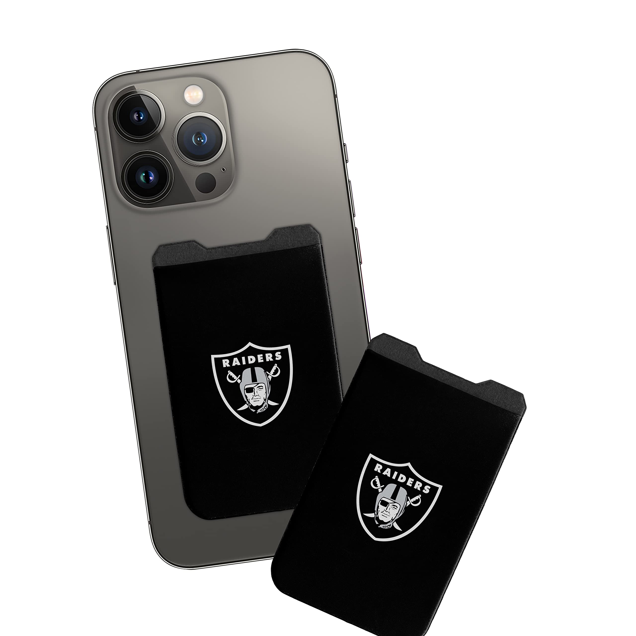 SOAR NFL Elastic Phone Wallet 2 Pack - Slim Card Holder for iPhone & Android - Perfect for Game Day & Travel Accessories
