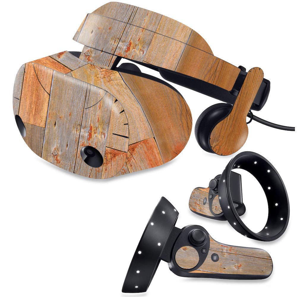 MightySkins Barnwood Vinyl Decal Wrap Cover for Samsung Odyssey Plus VR Headset | Protective, Durable Skin | Easy to Apply & Remove | Made in USA | Perfect for Gaming, VR Entertainment & Customization
