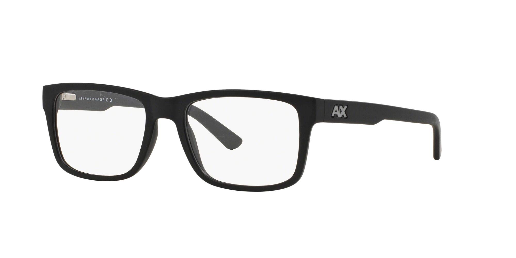 Armani Exchange Men's AX3016 Square Prescription Glasses Frames – Stylish & Durable Eyewear for Work, Driving & Everyday Wear