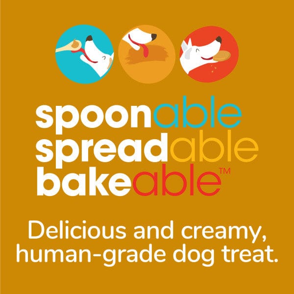 Fruitables Peanut Butter & Banana Dog Treats - Healthy & Natural Dog Snacks for Training, Rewards & Daily Treats - Perfect for Small, Medium & Large Dogs