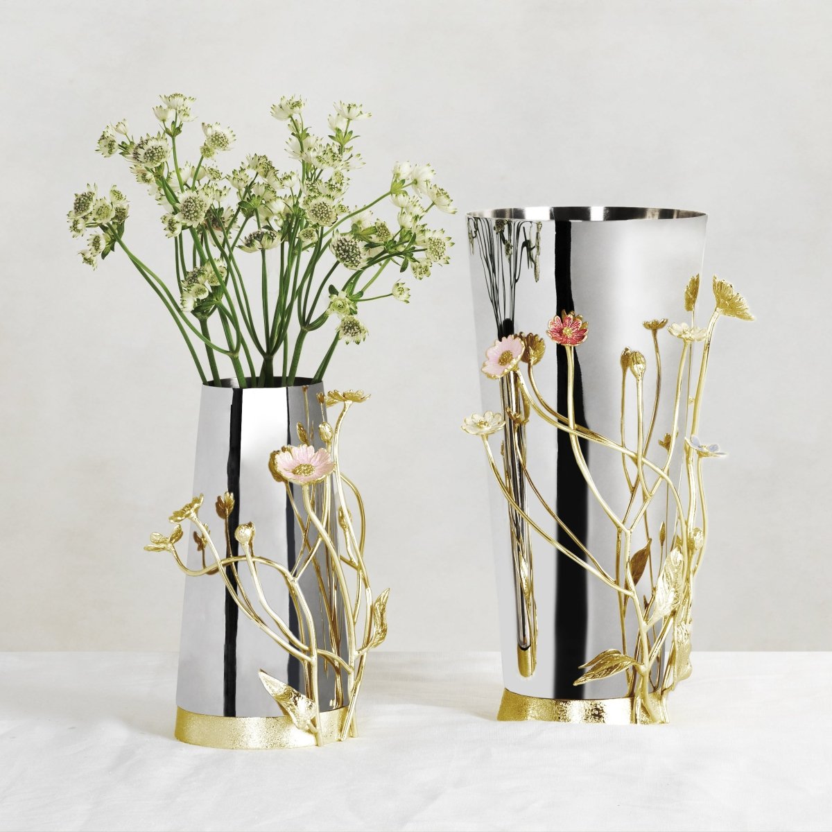 Wildflowers Vase - Handmade Ceramic Flower Vase for Home Decor, Wedding Centerpieces & Farmhouse Style - Perfect for Fresh Cut Flowers, Table Decorations & Gift Giving