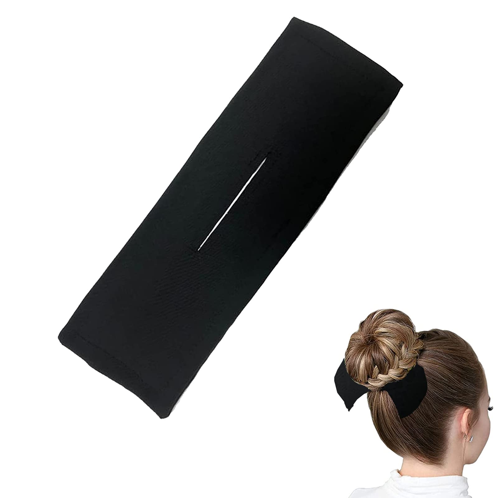 Deft Bun Maker - Classy Multicolor Cloth Magic Clip, Flexible & Reusable Hair Twist Tool for Women & Girls (5 Pack) - Perfect for Updos, Ponytails & Everyday Hairstyles