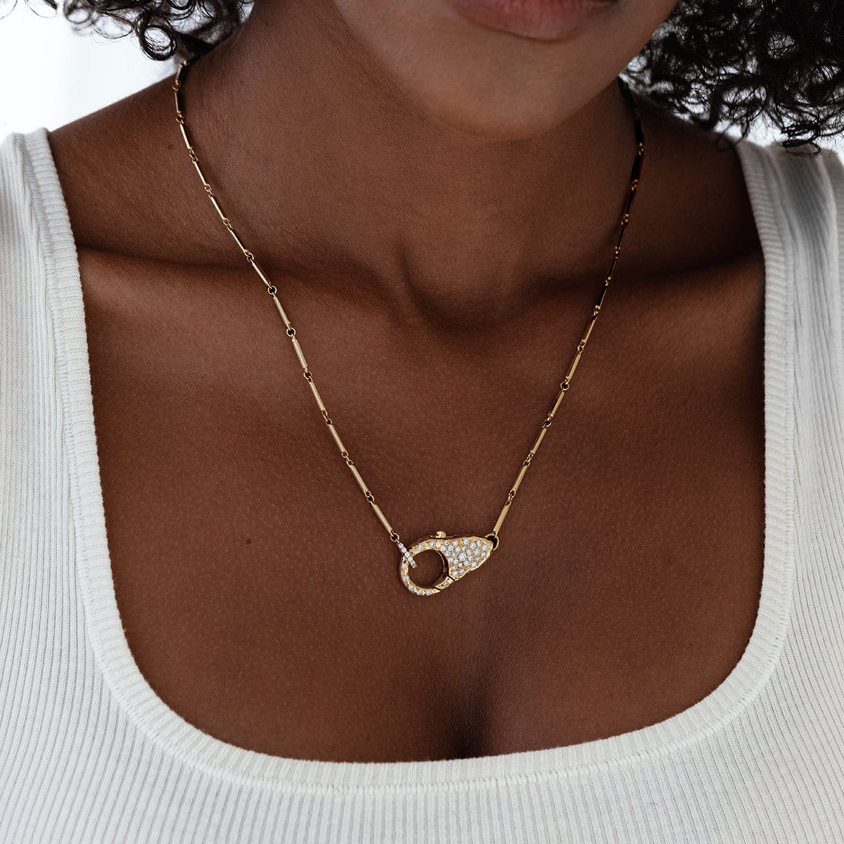 Pave Diamond Lock Necklace - Elegant 14K Gold Pendant for Women | Perfect for Valentine's Day, Anniversary & Wedding Gifts