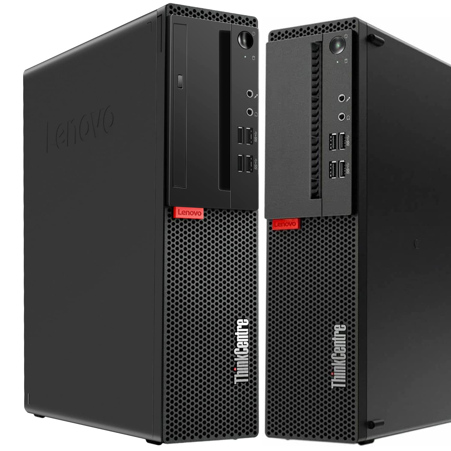 Renewed Lenovo ThinkCentre M710 SFF Desktop - Intel Core i7-7700, 16GB RAM, 256GB NVMe SSD + 2TB HDD, Wireless Keyboard & Mouse, PCIe AX200 WiFi, Bluetooth, Win 10 Pro | Perfect for Home Office, Business Workstations & Small Business Computing