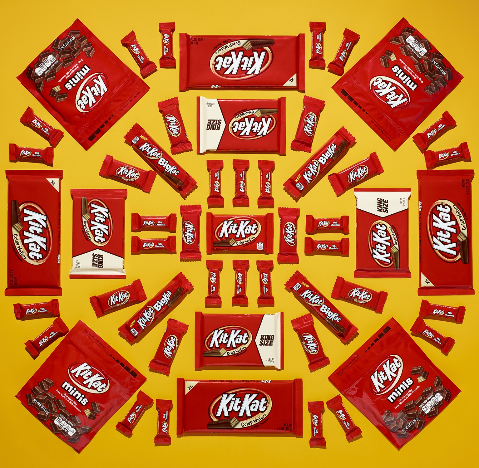 KIT KAT Chocolate Candy Minis - King Size (12 Pack) | Bulk Snacks for Parties, Office Treats & Halloween Candy