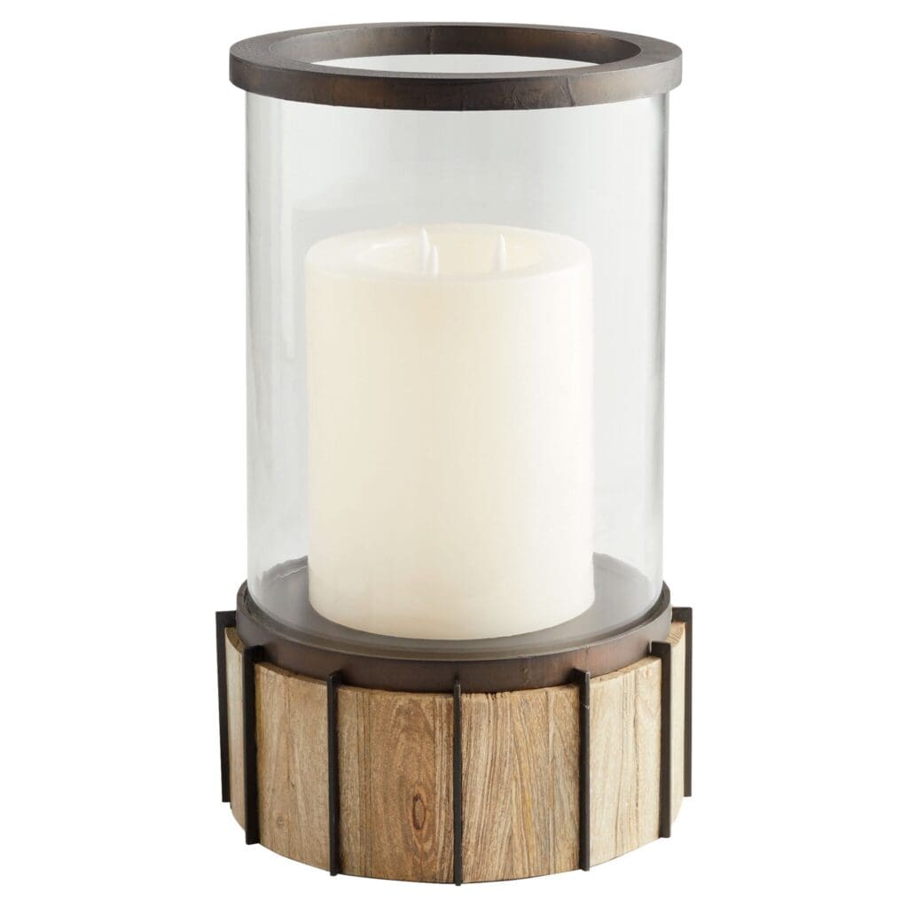 Cyan Design 11543 Bronze Reed Tabletop Candle Holder - Elegant Home Decor for Dining Table, Wedding Centerpiece & Romantic Ambiance