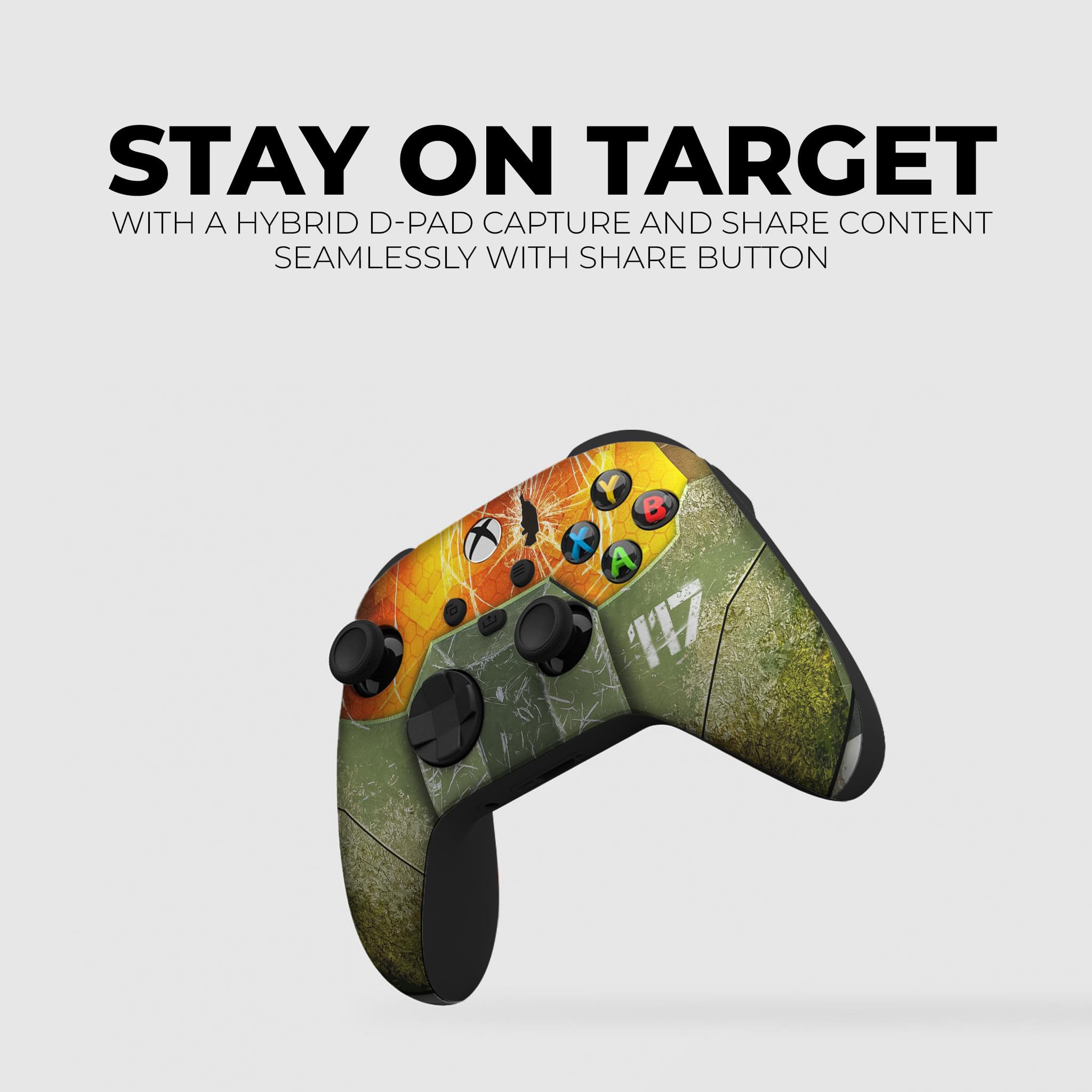 Premium Wireless Xbox Controller - DreamController Halo Master Chief Edition for Xbox One & Series X/S - Custom Hydro-Dip Printed in USA (Not Just a Skin) - Perfect for Gaming, Collecting & Gift Giving