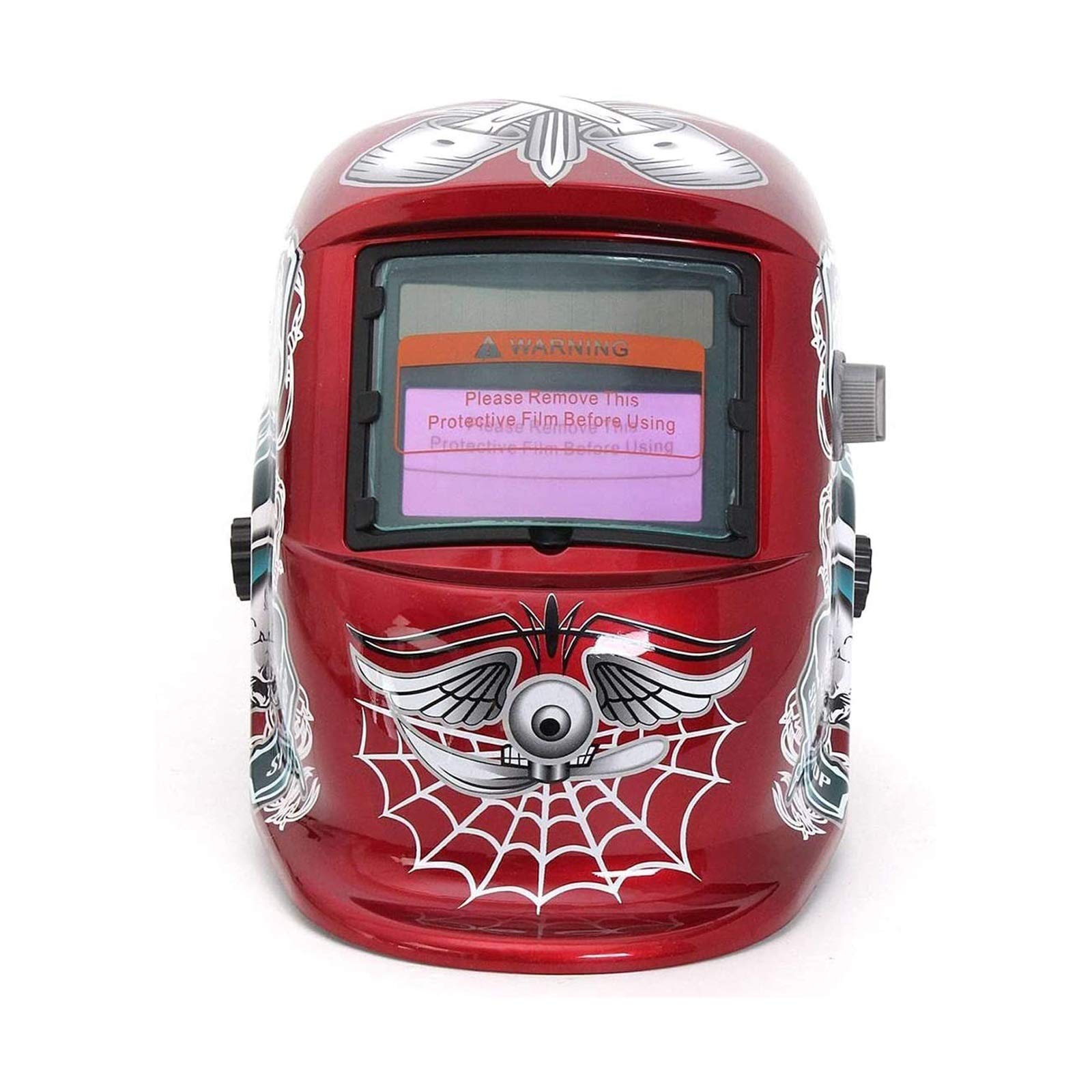 Solar-Powered Auto-Darkening Welding Helmet with Eye Protection - Lightweight Welding Mask for Arc, MIG & TIG Welding - Perfect for DIY Projects, Metal Fabrication & Professional Welding Work