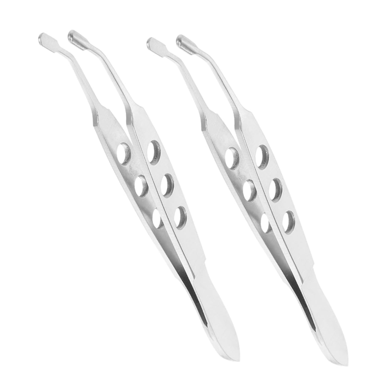 Healeved 2-Pack Stainless Steel Eyelid Massage Pliers - Meibomian Gland Expressor Tool for Clogged Eyelids, Eye Health & Dry Eye Relief | Perfect for At-Home Eyelid Hygiene & Professional Spa Treatments
